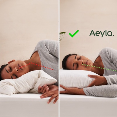 Aeyla 2-in-1 Dual Neck Support Pillow