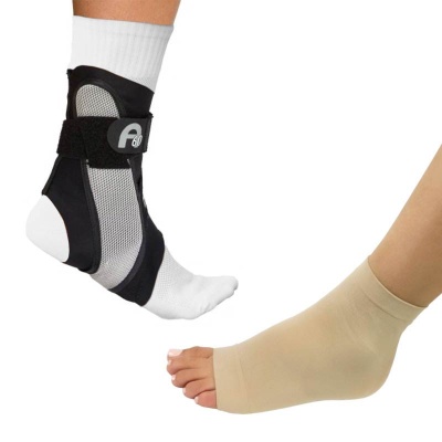 Aircast A60 Ankle Brace Comfort Pack with Silipos Gel Sleeve