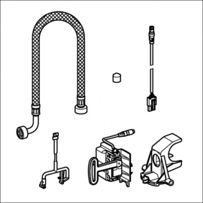 Auto Flush Set for the Grohe Sensia Arena Wall Hung Bidet Shower Toilet