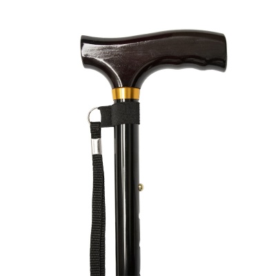 Homecraft Black Folding Walking Stick