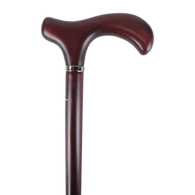 Burgundy Melbourne Derby Walking Cane