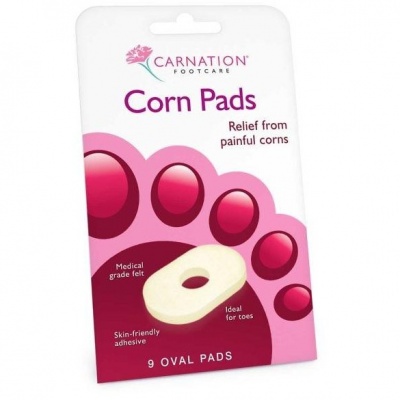 Carnation Footcare Oval Corn Pads (Pack of 9)