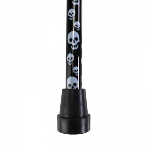 Cartoon Skulls Derby Adjustable Folding Walking Stick