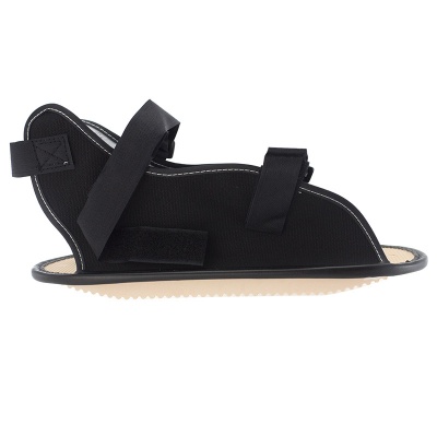 Black Open Toe Cast Sandal