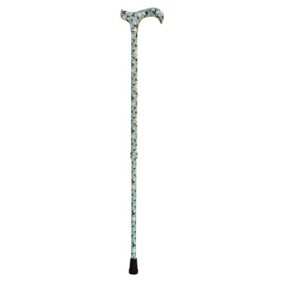 Adjustable Aluminium Derby Walking Cane with Bees Design