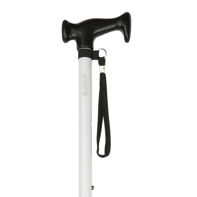 Adjustable Crutch Handle White Walking Stick