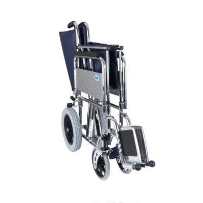 Days Heavy Duty Chrome-Plated Attendant-Propelled Transit Wheelchair (Crash-Tested)