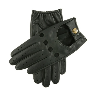 Dents Delta Men's Classic Leather Driving Gloves (British Racing Green)