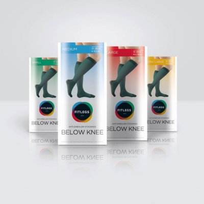 FITLEGS Knee High Open Toe Stockings (x3) - Compression Stockings