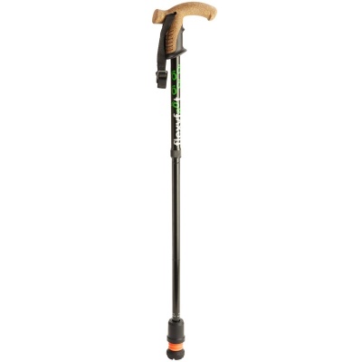 Flexyfoot Cork Derby Handle Black Folding Walking Stick