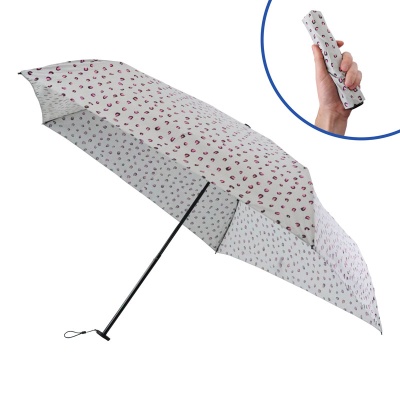 Fulton Aerolite 2 Lightweight Compact Umbrella for Women (Funky Leopard)