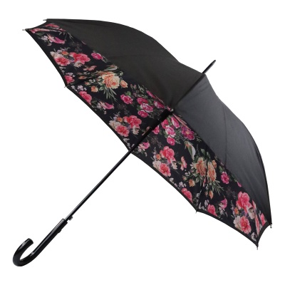 Fulton Bloomsbury Ladies Automatic Luxury Walking Umbrella (English Garden)