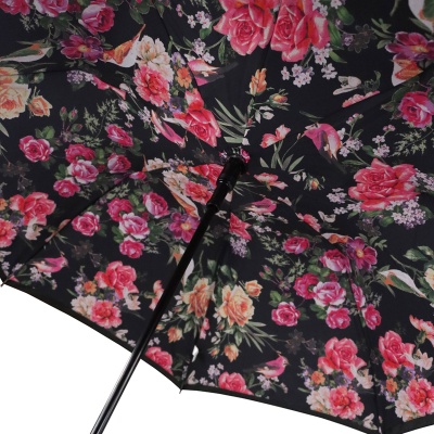 Fulton Bloomsbury Ladies Automatic Luxury Walking Umbrella (English Garden)