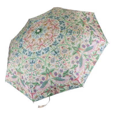 Fulton Minilite-2 Morris and Co. Foldable Umbrella (Strawberry Thief Cream)