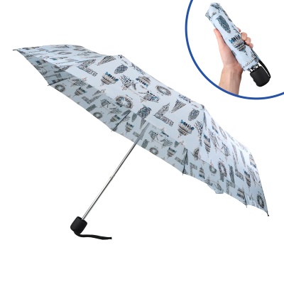 Fulton Stowaway 24 Foldable Umbrella (London Landmarks)