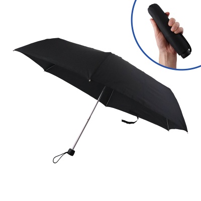 Fulton Superslim Ultra-Compact Lightweight Umbrella (Black)