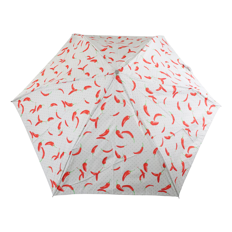 Fulton Superslim 2 Lightweight Foldable Umbrella (Hot Chillies)