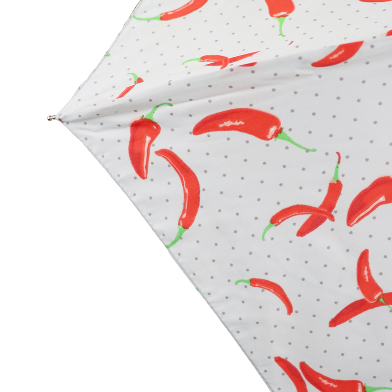 Fulton Superslim 2 Lightweight Foldable Umbrella (Hot Chillies)