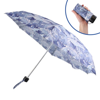 Fulton Tiny 2 Morris and Co. Foldable UV Umbrella (Acanthus Woad)