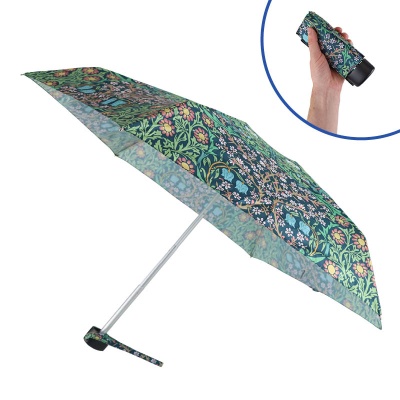 Fulton Tiny 2 Morris and Co Collection Compact UV Umbrella (Blackthorn)