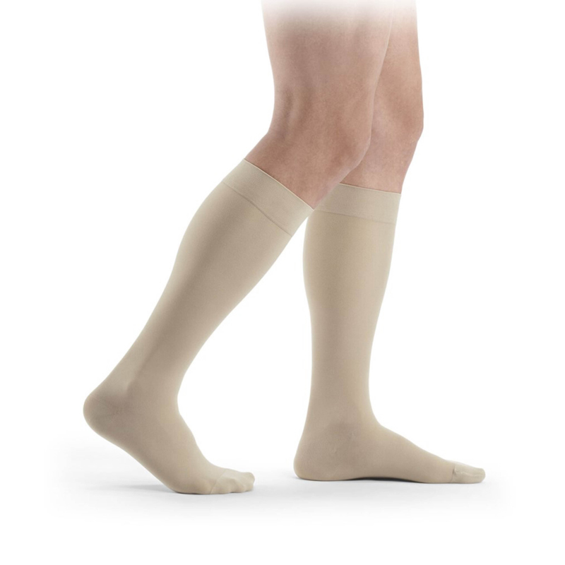 Sigvaris Essential Comfortable Unisex Class 2 Knee High Savannah Compression Stockings