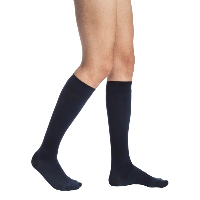 Sigvaris Essential Microfibre Male Class 2 Knee High Marine Compression Stockings