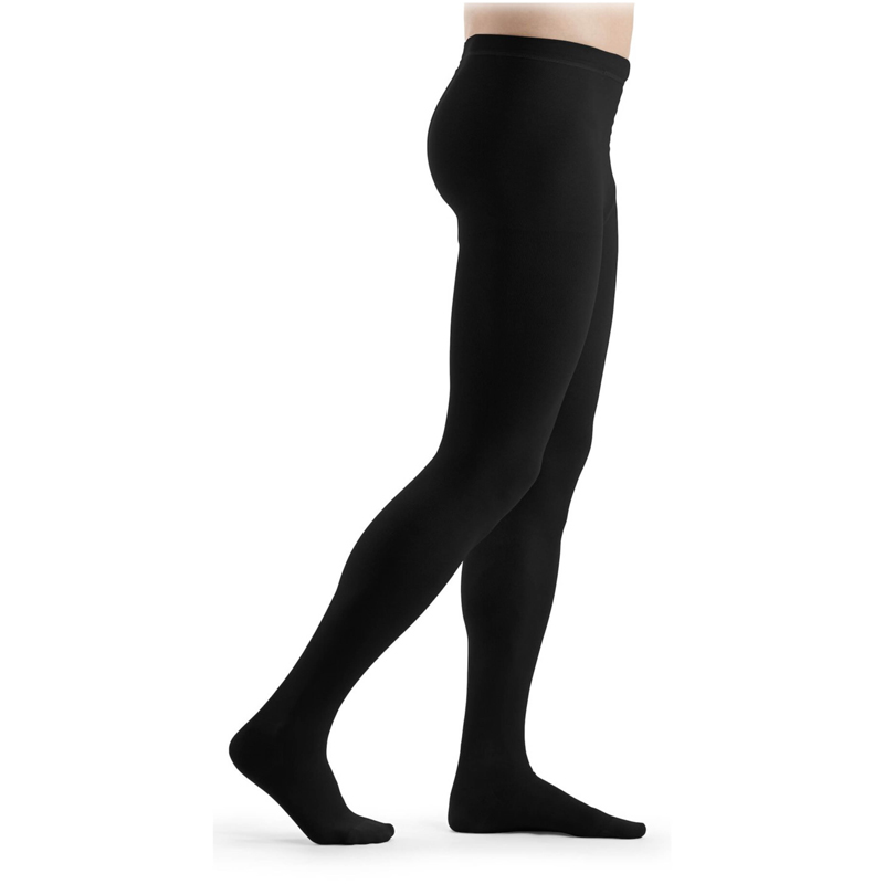 Sigvaris Essential Thermoregulating Unisex Class 1 Black Compression Tights