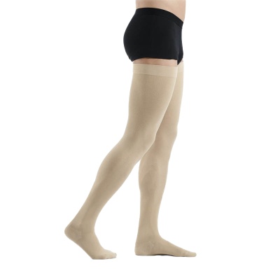 Sigvaris Essential Thermoregulating Unisex Class 1 Thigh Nature Compression Stockings