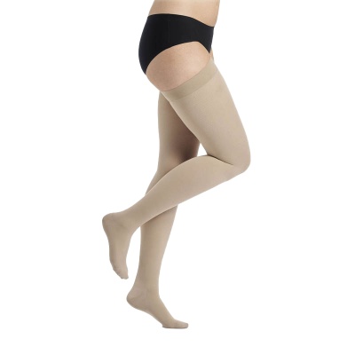 Sigvaris Essential Thermoregulating Unisex Class 1 Thigh Nature Compression Stockings