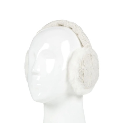 Heat Holders Women's Folding Thermal Ear Muffs (Cream)