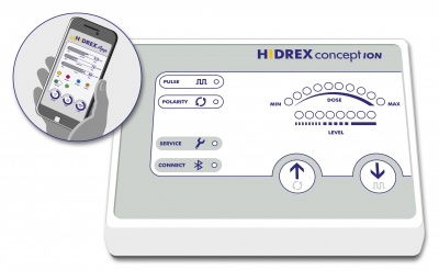 HIDREX ConnectION Direct, Variable and Variable Pulsed Iontophoresis Machine