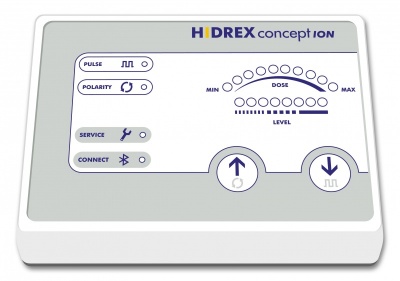 HIDREX ConnectION Direct, Variable and Variable Pulsed Iontophoresis Machine