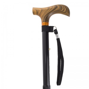 Homecraft Premium Folding Black Walking Stick