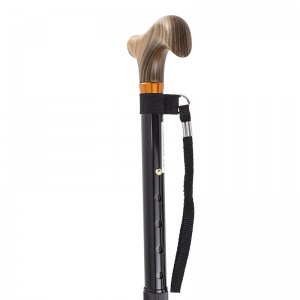 Homecraft Premium Folding Black Walking Stick