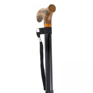 Homecraft Premium Folding Black Walking Stick