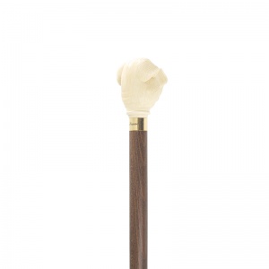 Imitation Ivory Pig Hardwood Cane