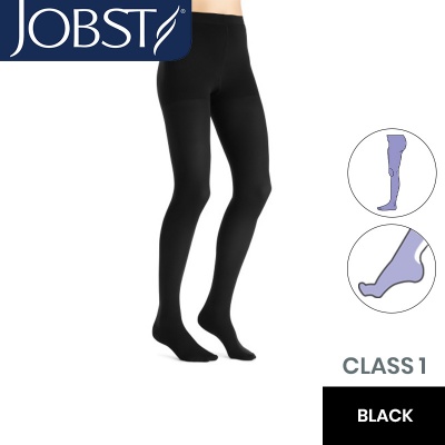 JOBST Opaque RAL Class 1 (18 -  21mmHg) Black Compression Tights