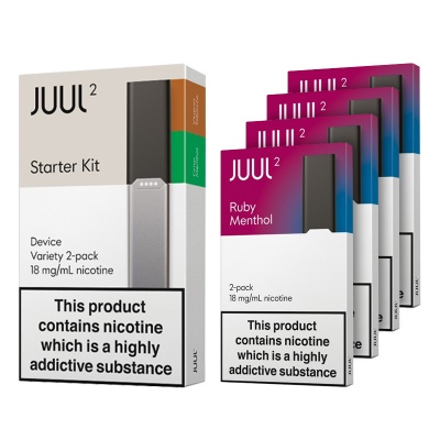 JUUL2 Starter Kit and Virginia Tobacco