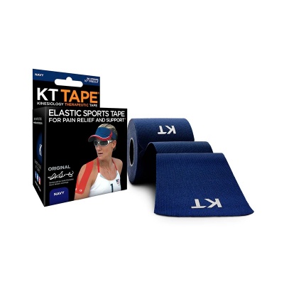 KT Tape Original 10-Inch Precut Kinesiology Tape (Navy)