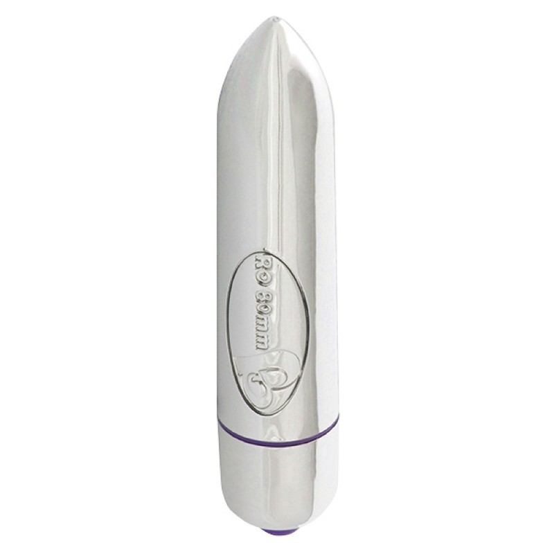 Rocks Off RO 80mm Bullet Vibrator Silver Health and Care