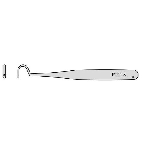 Aneurysm Needle With Oval Handle And Curved Laterally 140mm (Pack of 10)