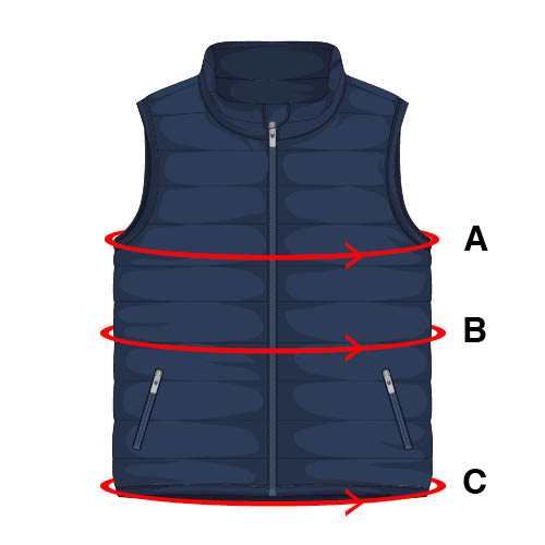 how to measure your chest for the vest