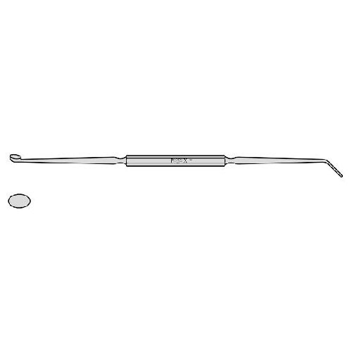 MacEwen Double Ended Curette Oval Spoon And Seeker (McEwan) 185mm