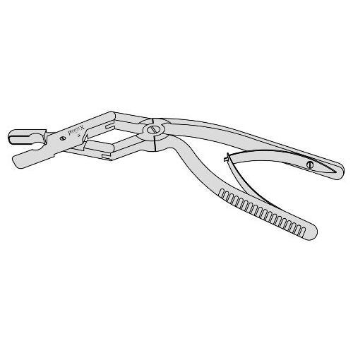 Jansen Middleton Nasal Turbinate Septum Forceps Double Action 190mm