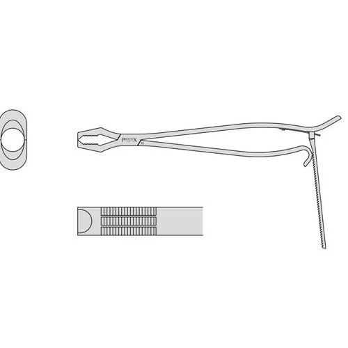 Lane Bone Holding Forceps With Ratchet And A Box Joint 335mm