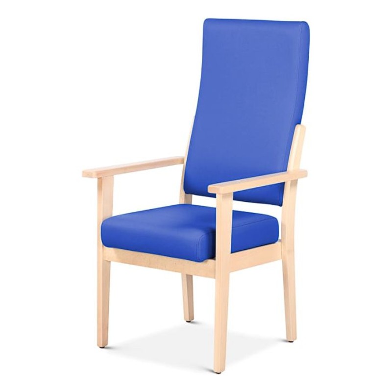 Bristol Maid High-Back Vinyl Hospital Armchair (Removable Seat)