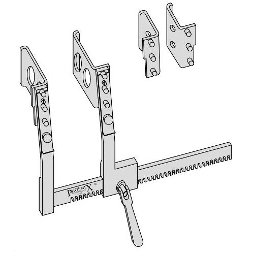 Burford Finochietto Rib Spreader With 2 Pairs Of Detachable Blades 290mm