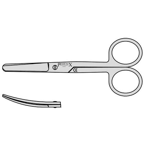 Dressing Scissors Blunt / Blunt 180mm Curved