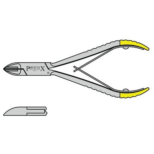 Small Wire Cutters Tungsten Carbide Jaws 125mm Straight