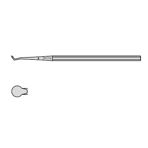 Single End Swan Neck Probe Flat Head 140mm Angled (Pack of 10)